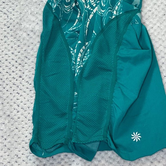Athleta Workout Top Womens XS Teal Sleeveless Tank Sporty Active Exercise - Picture 8 of 13